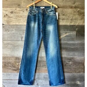 RE/DONE Originals NWOT Womens High Rise Loose Jeans‎ 27 Distressed Straight Leg